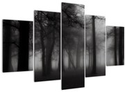 Tablou - Pădure în ceață (150x105 cm)