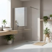 Paravan de dus Rea Flexi Transparent   Titan 120