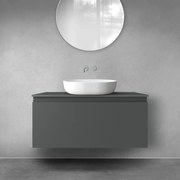 Oltens Vernal dulap 100x45.6x47 cm sub chiuveta pe perete grafit 60015400