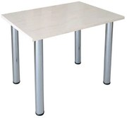 Masa cu picioare crom si blat marmura 28mm