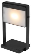 Lampa solara LED portabila IP44 Saulio negru