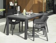 Masă  Julie - 146 cm, antracit