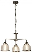 Lustra suspendata design clasic Bistro II 3L alama antique 1683-3AB SRT