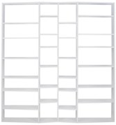 Bibliotecă albă 214x224 cm Valsa – TemaHome