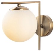 Aplică de perete albă/aurie ø 15 cm Antique – Opviq lights