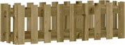 vidaXL Pat înălțat grădină design gard 100x30x30 cm lemn impregnat pin