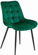 Scaun Bucatarie/Dining Joy Verde Catifea Catifea