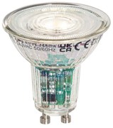 Bec inteligent GU10 50mm LED transparent 4.7W 345 lm 2200-4000K