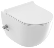 Ravak X01912 - Vas WC suspendat cu duză de bideu CHROME, ceramică, alb