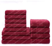 Set 12 Prosoape Maini Fata Corp, Bumbac 100%, 550g m  ² - Grena