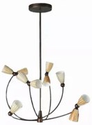 Lustra moderna 10 becuri G4 CALICE 37490/43/13 Massive