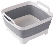 Lighean pliabil 4Home Clean din silicon, cu scurgere