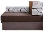 Pat fotoliu Kubus, extensibil, 1 loc, 110 cm x 75 cm x 51 cm
