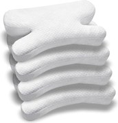 PACHET 4 PERNE CERVI-SAN ANTIRID, Pernă din spumă cu memorie mărunțită, Fermitate moale