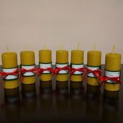 Lumanare din ceara de albine fagure 10/4 cm