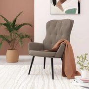 vidaXL Scaun de relaxare, gri deschis, catifea