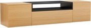 Comoda TV suspendata LOFT 160cm natur/ negru