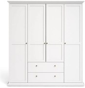 Șifonier alb 181x201 cm Paris – Tvilum