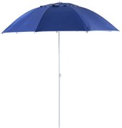 Outsunny Umbrelă Parasolară 2 în 1 din Poliester și Fier cu Geantă de Transport Ușoară 210x222cm | Aosom Romania