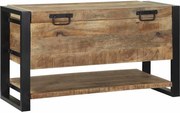 vidaXL Cutie de depozitare Maro 80 x 35 x 45 cm Lemn masiv de mango