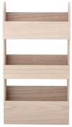 Bibliotecă de perete pentru copii din lemn de paulownia 38x70 cm Moris – Bloomingville Mini