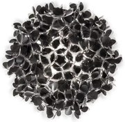 Plafoniera design unicat realizata manual Clizia Mama Non Mama Black, 78cm