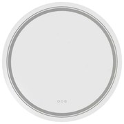 Oglindă Amyra cu iluminare LED 60 cm, argint