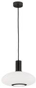 Lustra / Pendul design modern SAGUNTO 30cm, negru