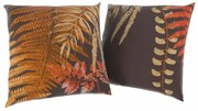 Kvalitex Husă pentru pernă Kapradí maro, 40 x 40cm, set de 2 bucăți