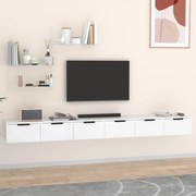 vidaXL Dulapuri perete, 2 buc., alb, 102x30x20 cm, lemn prelucrat