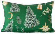 Fata de perna din microfibra GREEN CHRISTMAS 50x70 cm, verde