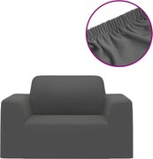 vidaXL Husă elastică pentru canapea poliester jersey antracit