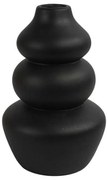 Vaza ceramica neagra CAIRN 22 cm