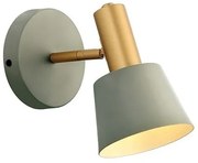 Aplica de perete design modern Bing gri, auriu