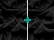 2x Cearsaf Cocolino microplus cu elastic SOFT 90x200 cm negru