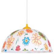 Prezent 74202 - Lustră pe cablu pentru copii FLOWERS 1xE27/60W/230V