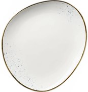 Mäser Farfurie ovală Pintar Puncte albastre albe29 x 26 cm, L