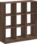 vidaXL Bibliotecă, stejar maro, 102x32x108 cm, lemn prelucrat
