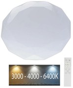 Plafonieră LED dimabilă LED/40W/230V 3000K/4000K/6500K + telecomandă