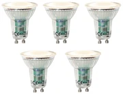 Set de 5 becuri LED GU10 cu senzor crepuscular 3W 200 lm 2700K
