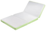 Saltea pliabila cu husa din bumbac Baby Matex Venti Green