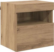 vidaXL Dulap TV de perete Pe perete Stejar Artizanal 40 x 30 x 40 cm