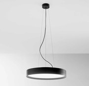 Lustra suspendata LED AVA 60cm, alb sau negru