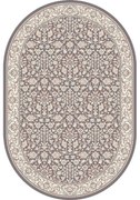 Covor lana oval Itamar antracytowy Selectează mărime: 160 X 240