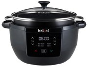 Slow Cooker Instant Pot Superior 140612801, 800W, 7.1L, Pana la 10 portii, 4 programe, Heat Hold, Negru