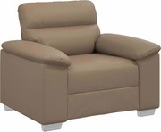 vidaXL Canapea Scaun Cappuccino 100x81x84 cm piele artificială
