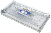 Scurgator /picurator IFL crom lucios pentru corp de de 450 | 600 | 700 | 800 | 900 mm, otel/plastic gri (Latime corp: 600 mm)