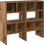 vidaXL Rafturi pantofi 2 buc Lemn vechi stivuibil 89,5x30x40 cm