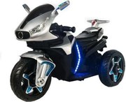 Motocicleta Electrica cu Acumulator Pentru Copii NOVOKIDS™ Shadow Motor, 2-6 ani, max 40 kg, Cu Sunete si Lumini LED, Trotineta Electrica, 3 Roti,