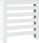 vidaXL Mască pentru calorifer, alb, 78x20x82 cm, lemn prelucrat